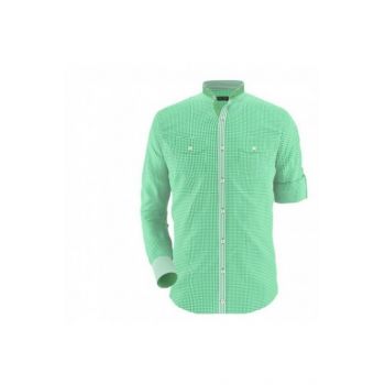 Envogue Apparel Green Mini Checkered Casual Shirt